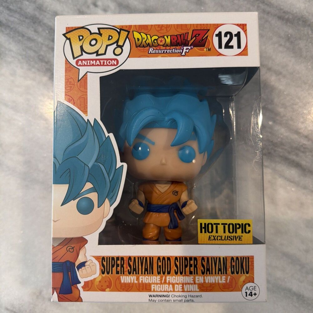 Funko Pop! Dragon Ball Z - ‎ #121 Super Saiyan God Super Saiyan Goku - Hot Topic